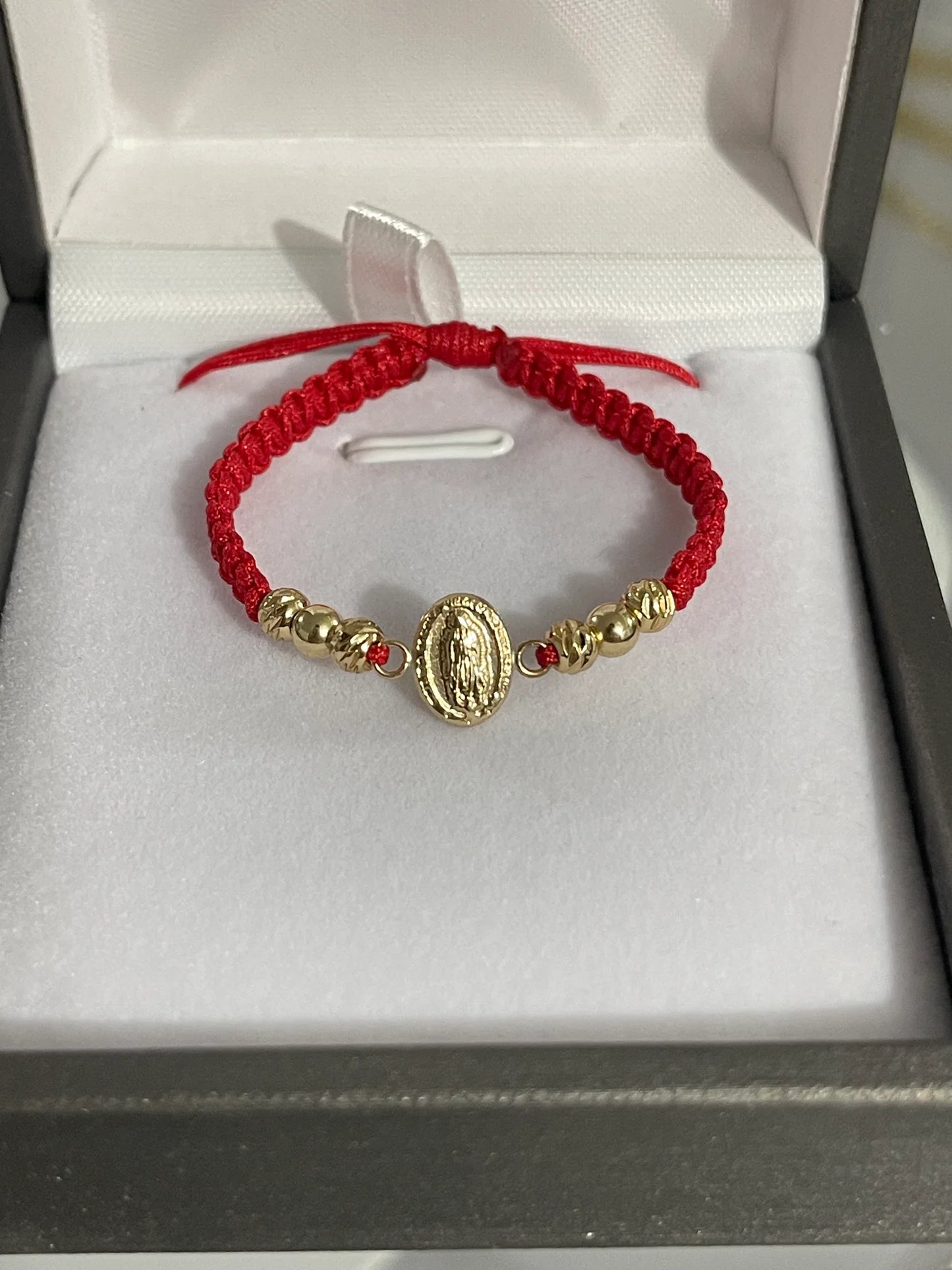 Pulsera de bebé Guadalupe pequeña 4mm