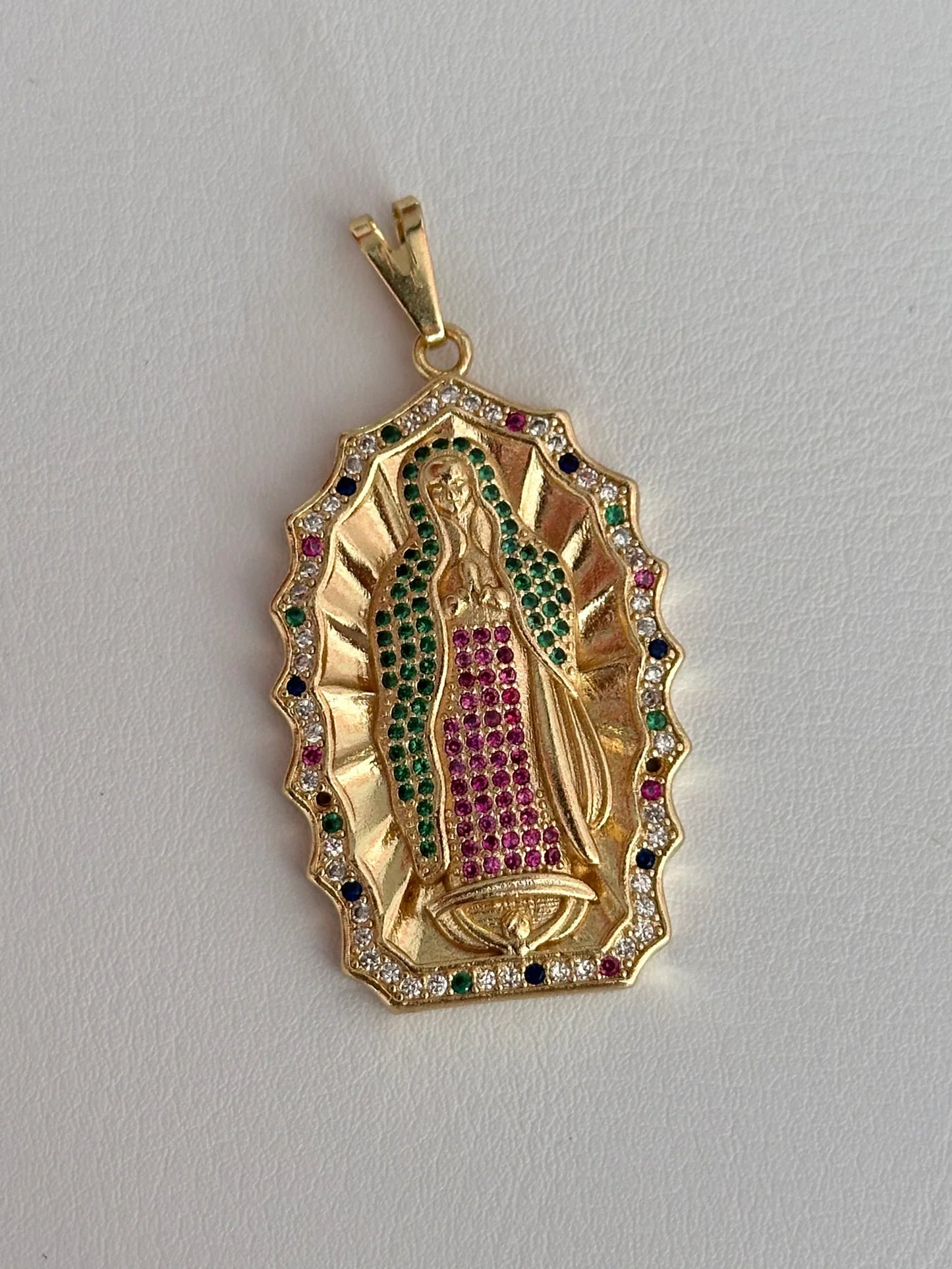 Dije Virgen Guadalupe Grande Swarovski Exclusive