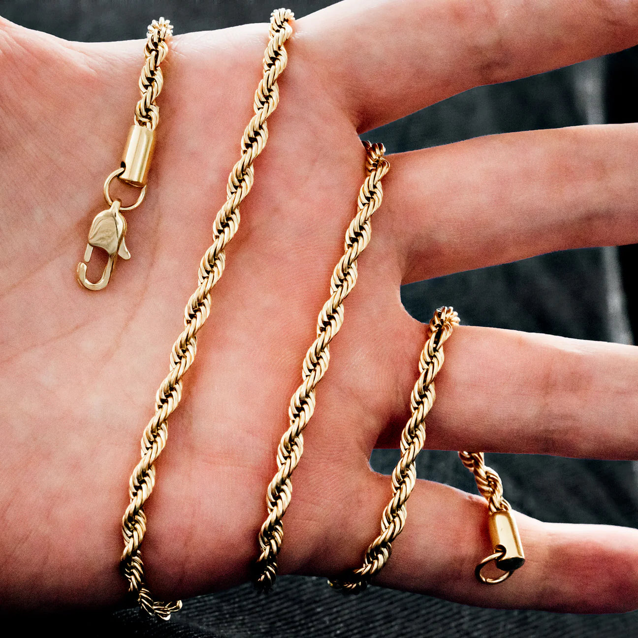 Cadena Lazo 4mm Alta Gama (65cms)