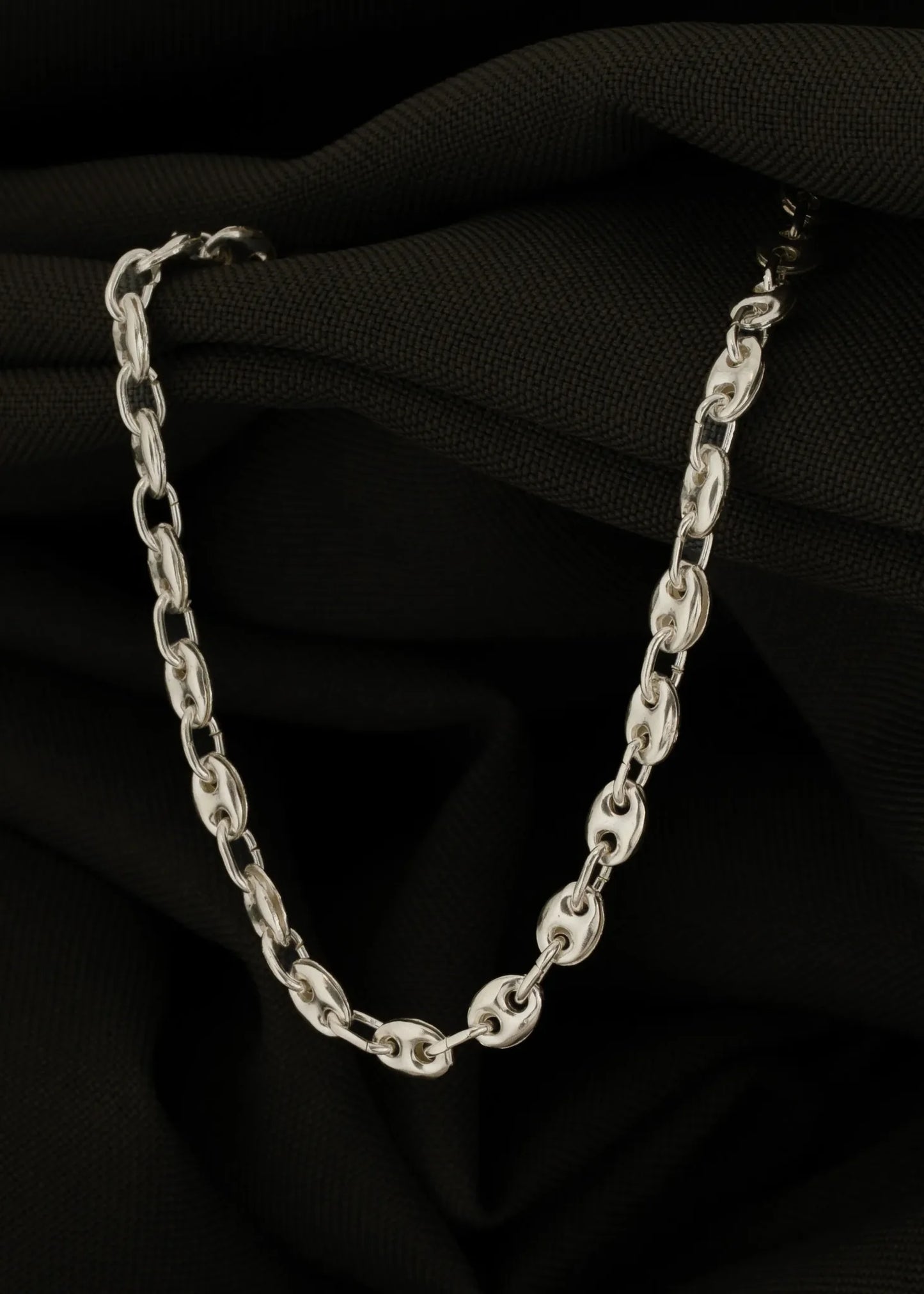 Cadena Gcc 4 mm 45 Cms Plata Ley 925