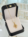 CADENA TUBE GOLD IT 65CMS + DIJE TÍO RICO PEQUEÑO