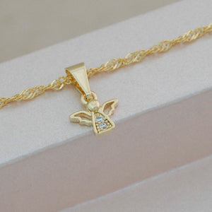 Cadena Singapur 1.5mm + Dije Angelito