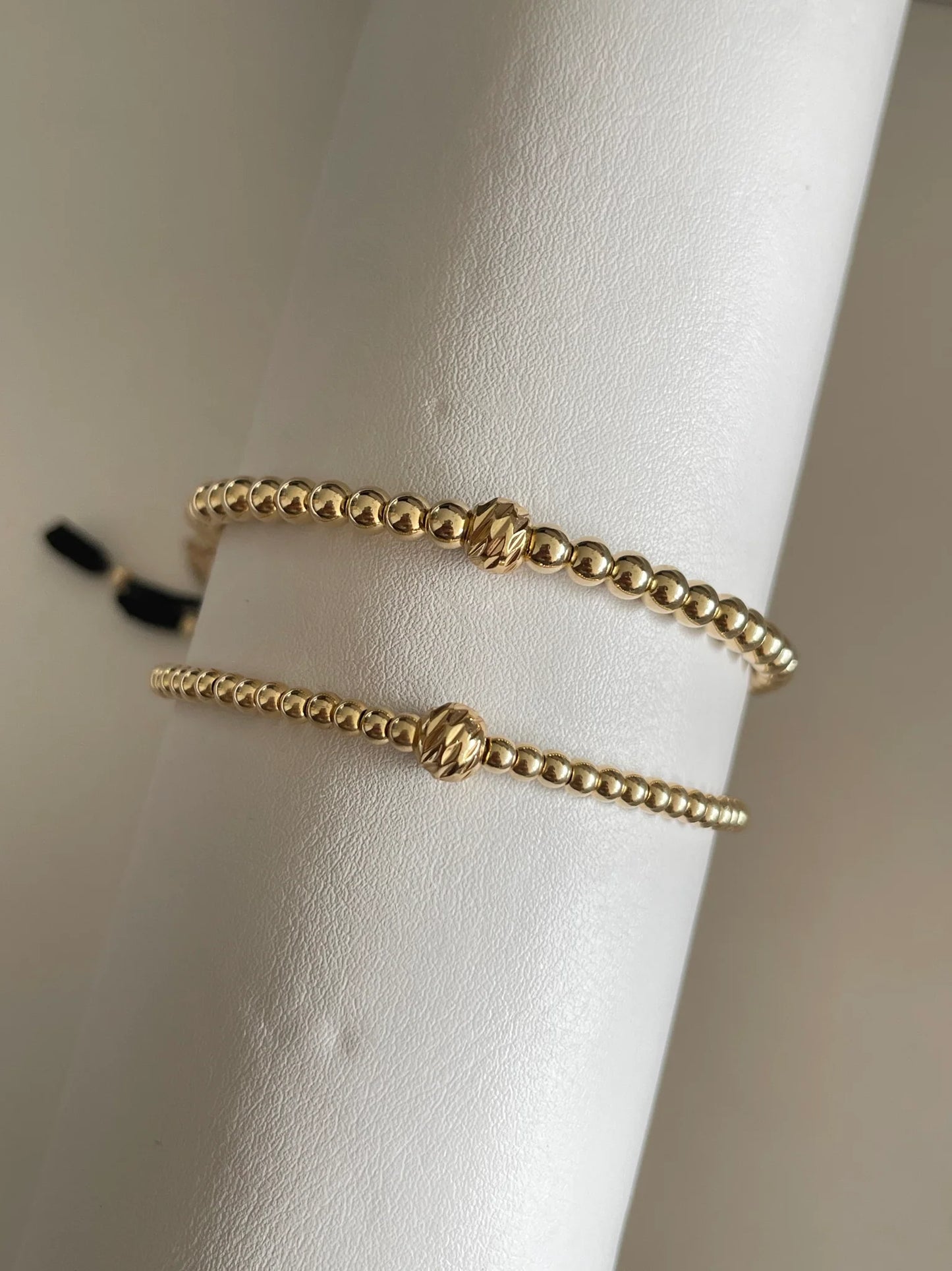 Pulseras pareja balines 4 y 3