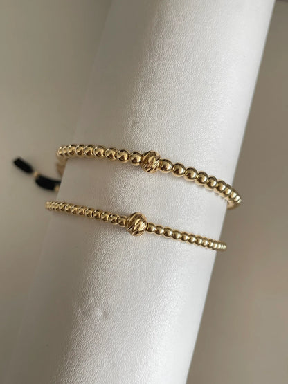 Pulseras pareja balines 4 y 3