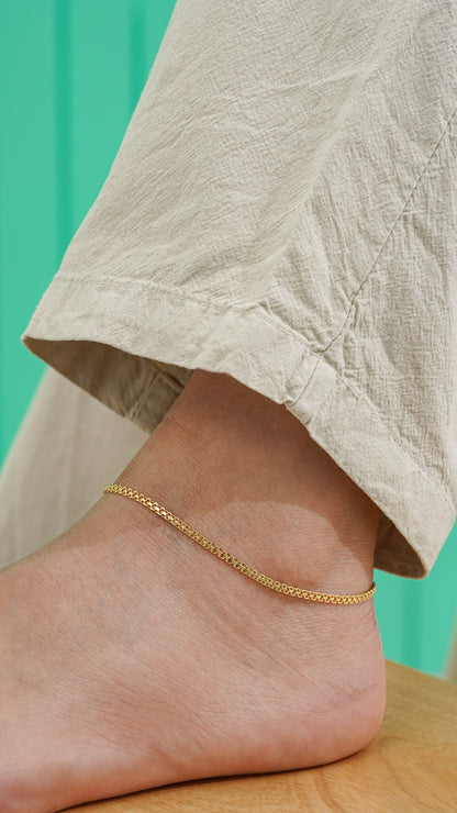 Tobillera Tejido Chino 3mm 24.5 cms