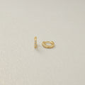 Argollas Mini circon 8mm