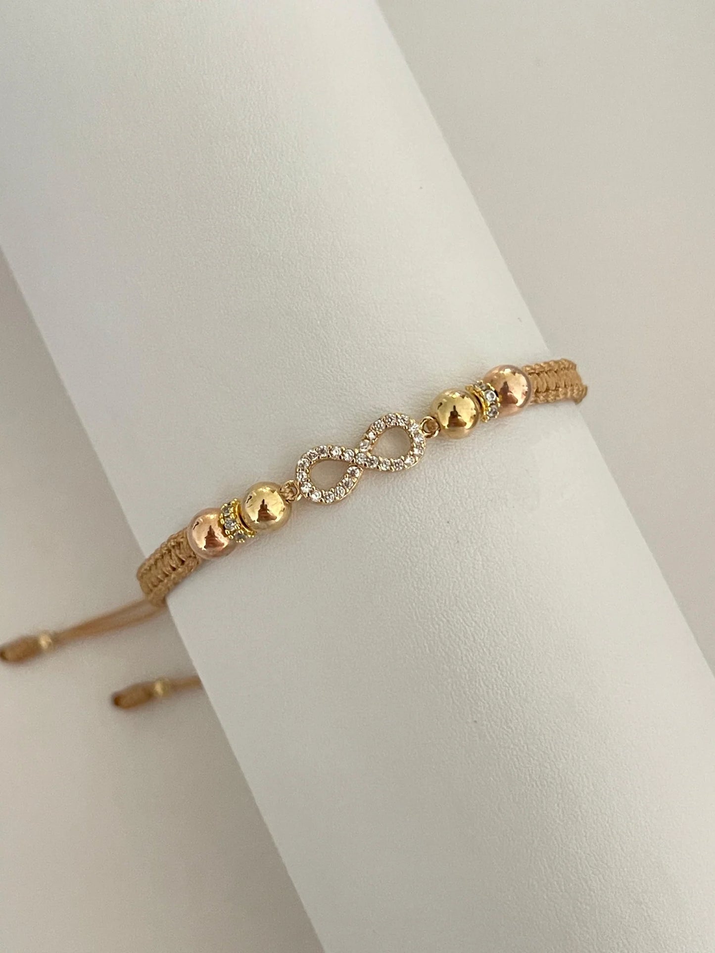 Pulsera infinito circonia (5mm)