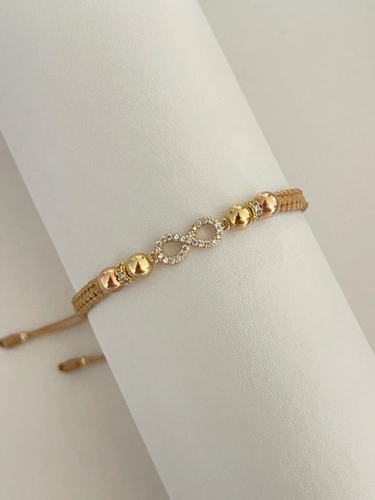 Pulsera infinito circonia (5mm)