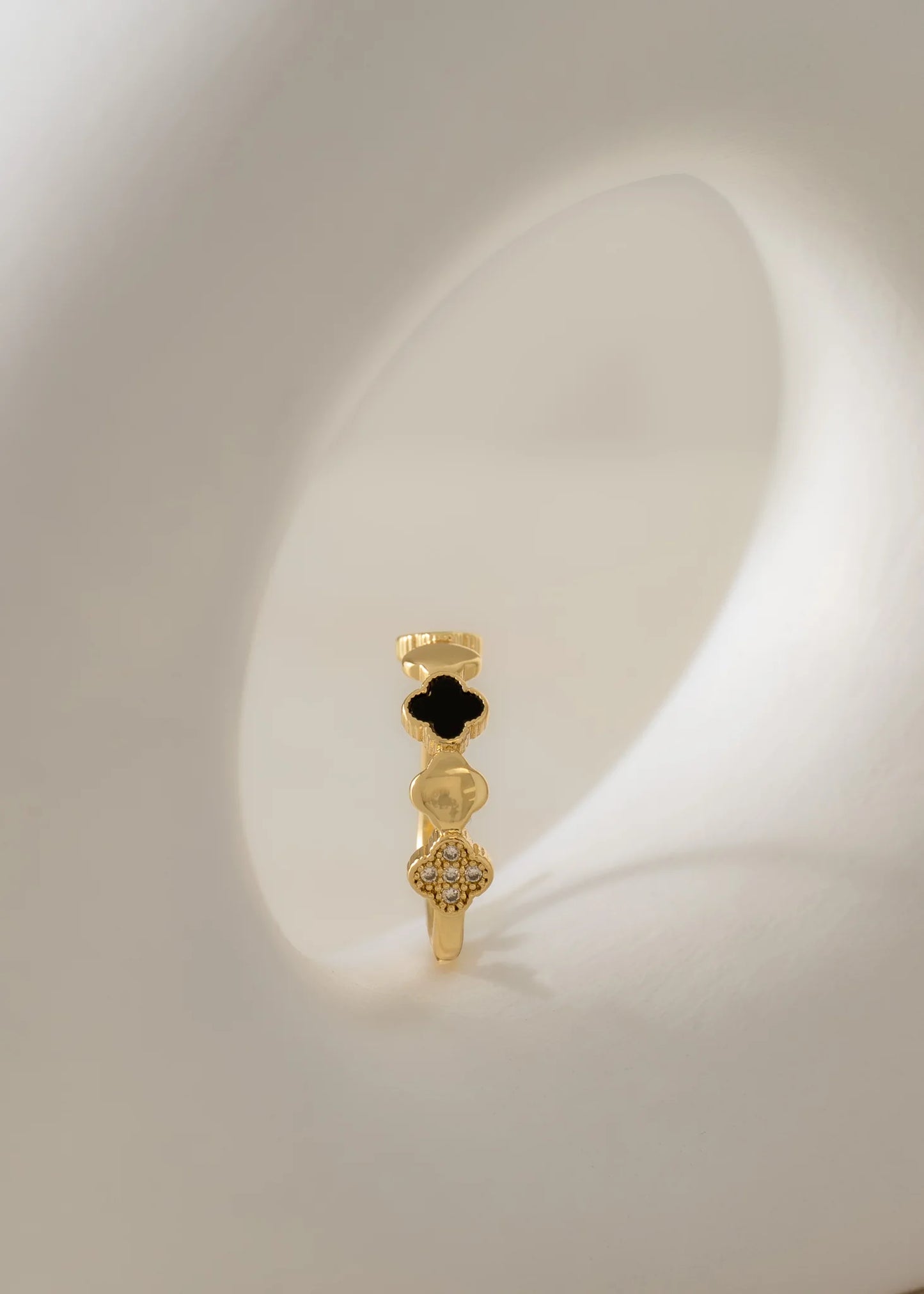 Anillo Duality Clover Ajustable