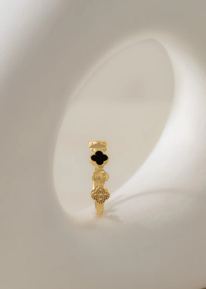 Anillo Duality Clover Ajustable