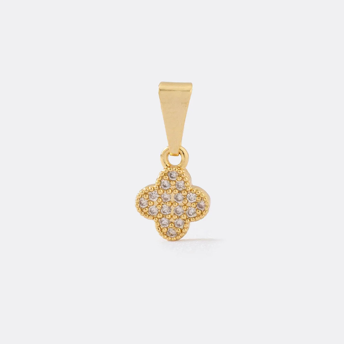 Dije clover circonias 0.7mm
