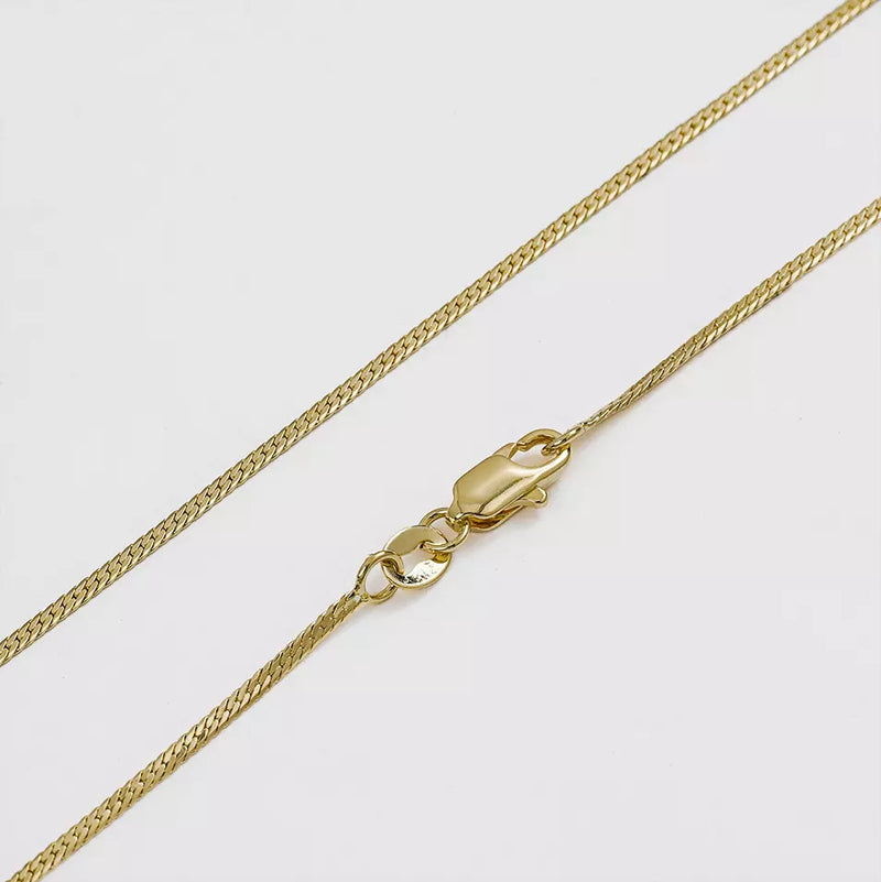 Cadena Serpiente Plana Delgada 1mm 65cm