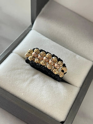 Anillo diamantado y liso 4mm