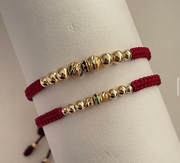 Pulseras pareja Circon 6mm