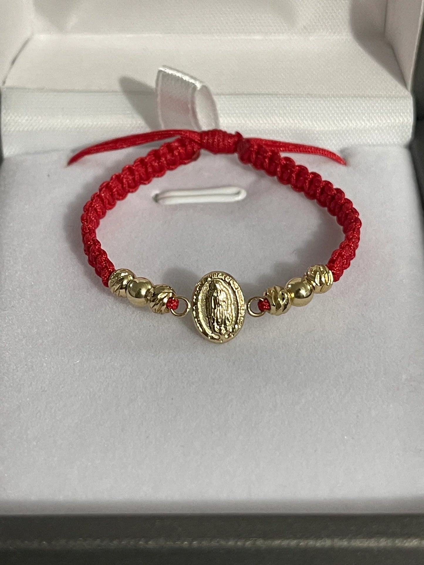 Pulsera de bebé Guadalupe pequeña 4mm