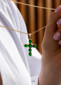 Cadena Aros 2mm 65cms + Dije Green Brightness