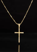 Cadena Canutillo Militar 65 Cm + Dije Cruz Spitze 14