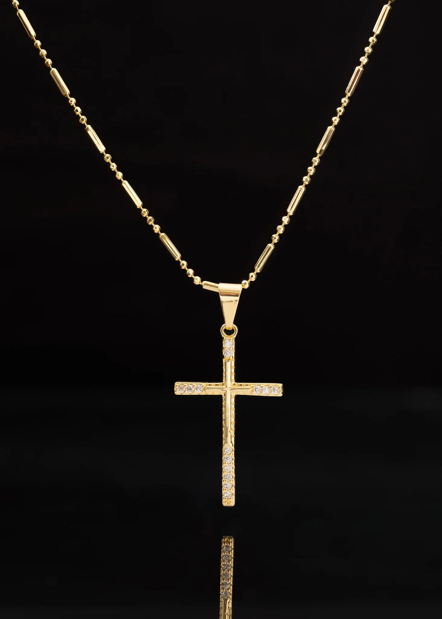 Cadena Canutillo Militar 65 Cm + Dije Cruz Spitze 14