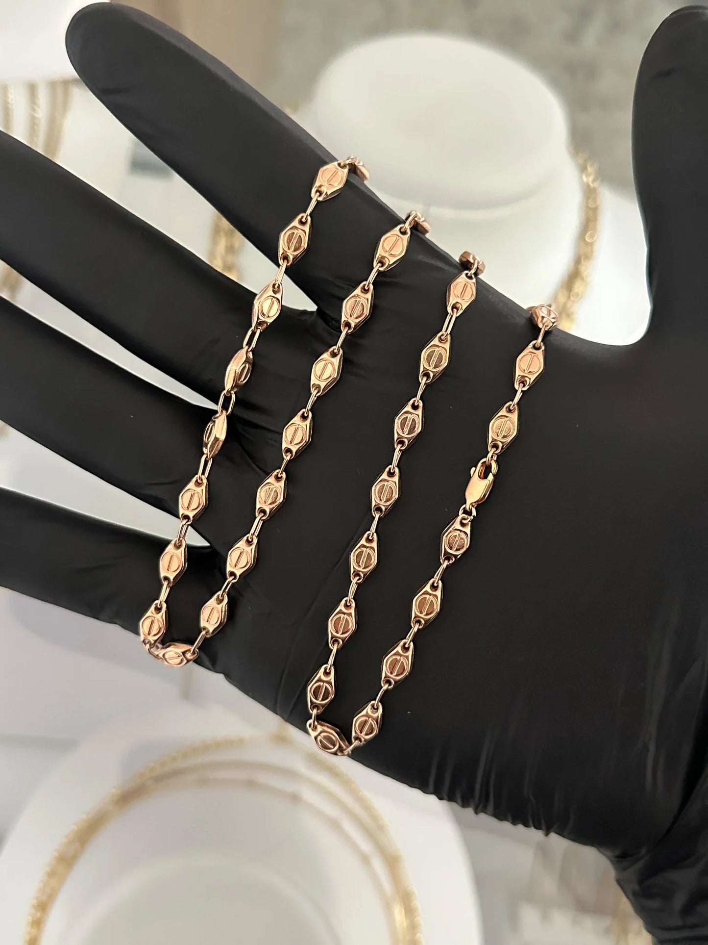 Cadena Carter Rosa Exclusive 60cm