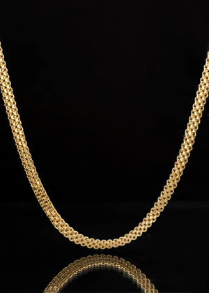 Cadena tejido chino doble carril(65cm)