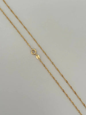 Cadena Singapur 1mm 40cm Exclusive