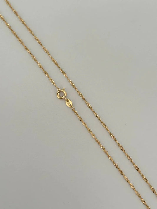 Cadena Singapur 1mm 40cm Exclusive