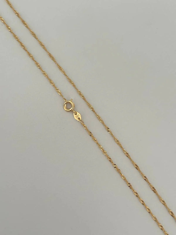 Cadena Singapur 1mm 40cm Exclusive