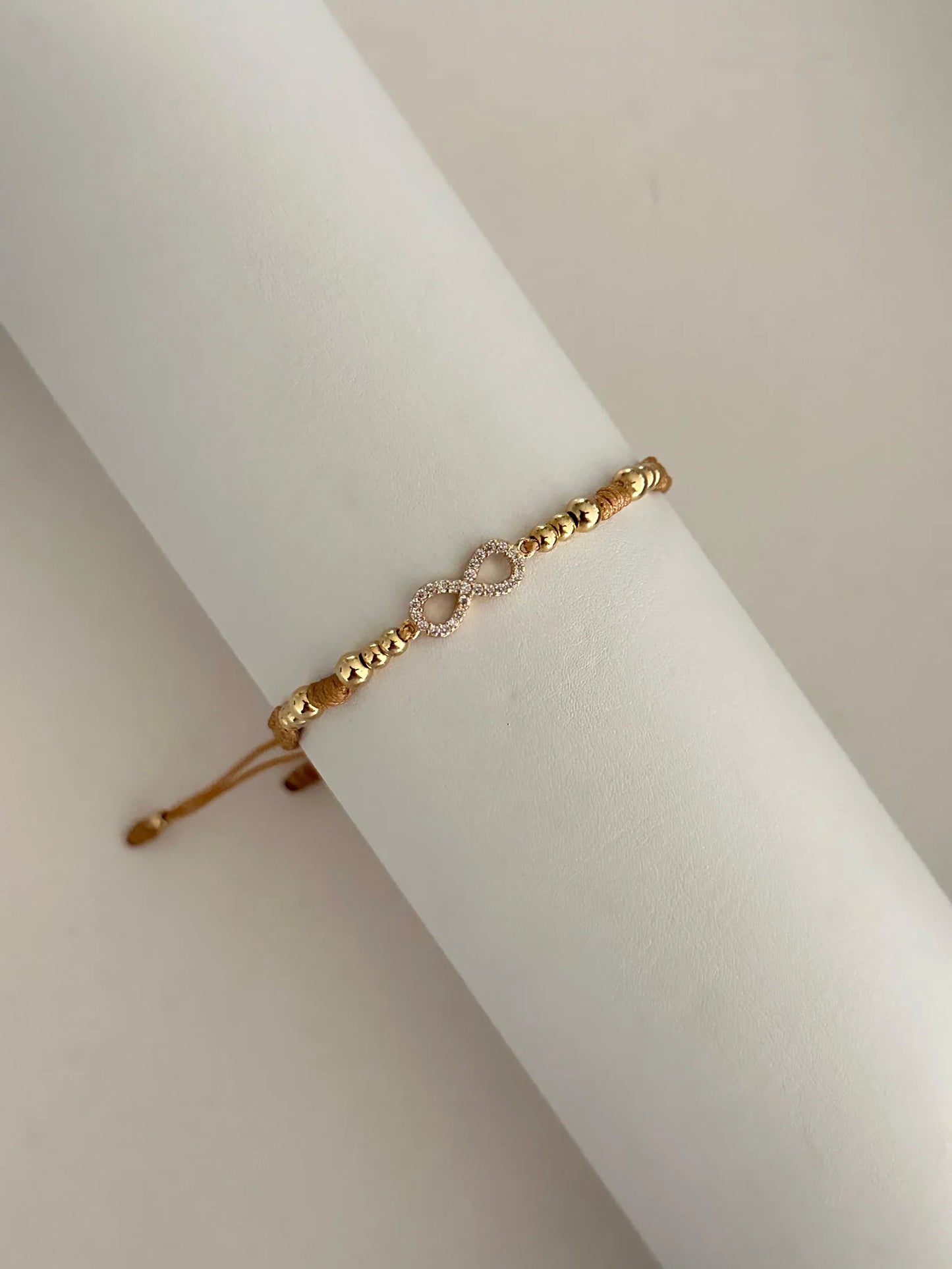 Pulsera infinito circonias (3mm, 4mm)