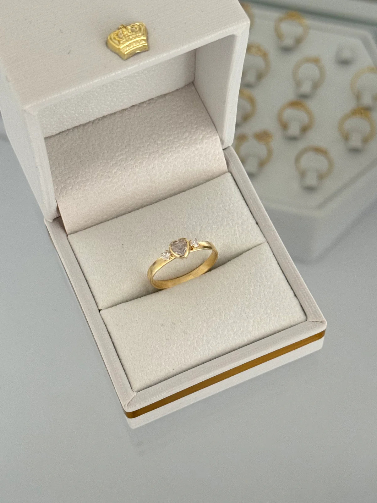 Anillo Corazones Circones