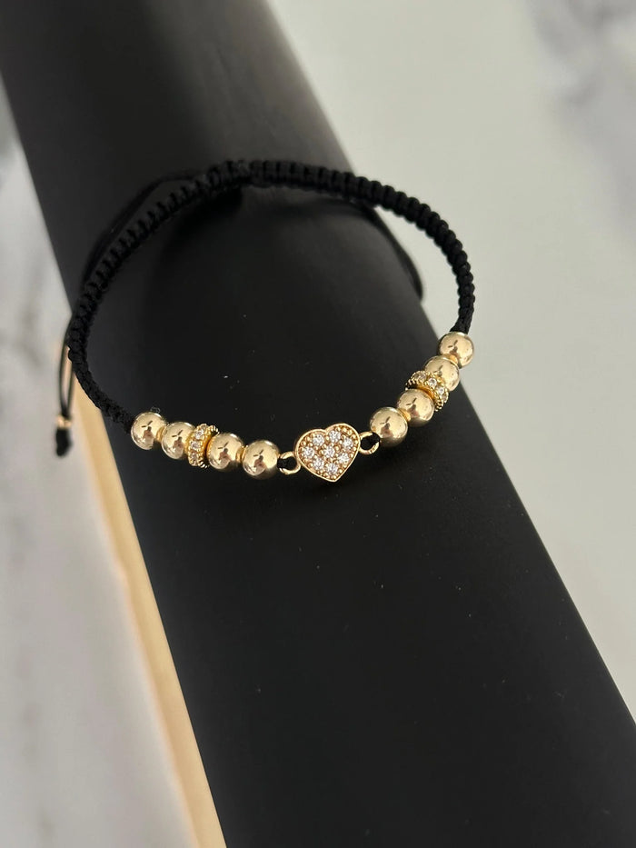 Pulsera corazón circonia crystal 5mm