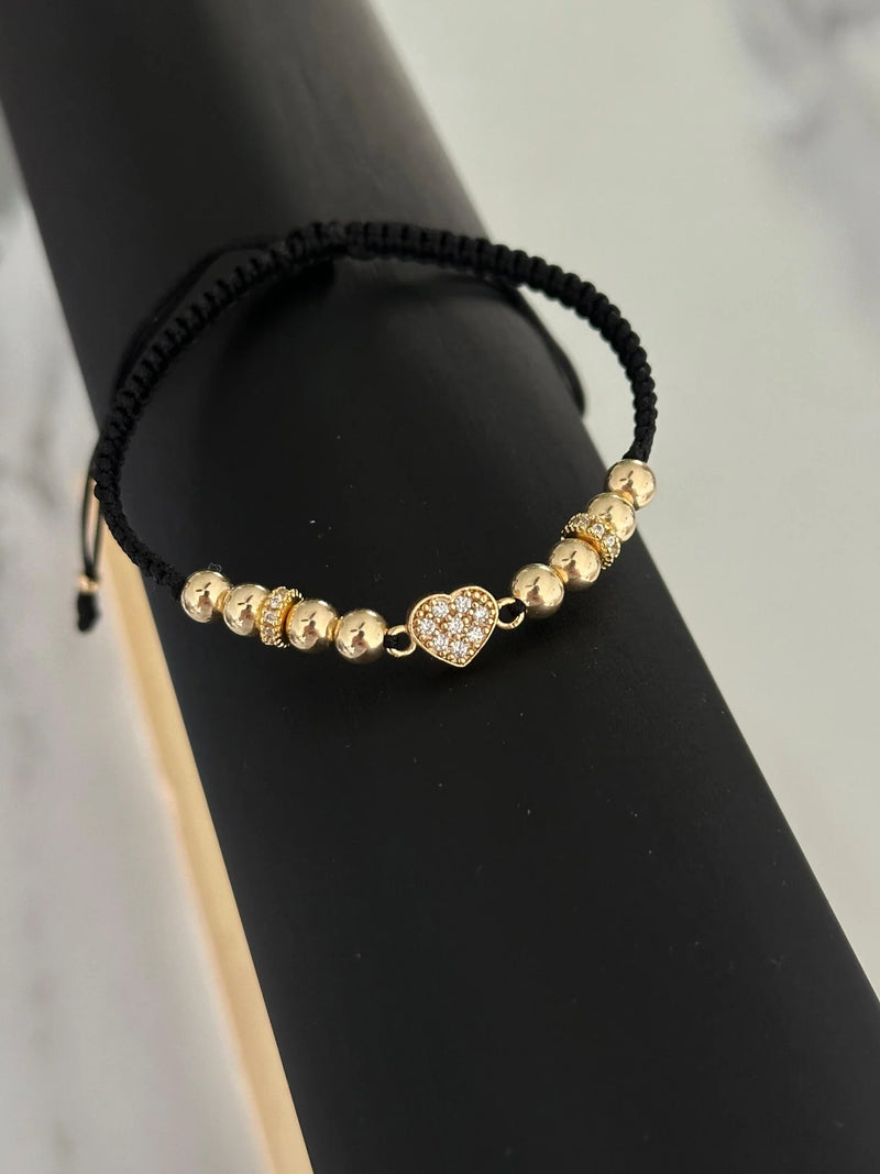 Pulsera corazón circonia crystal 5mm