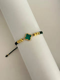Pulsera Trébol Verde 5mm