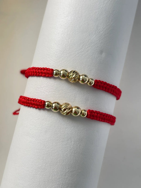 Pulseras pareja con diamantado