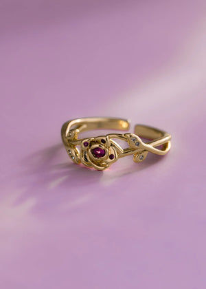 Anillo Rose Crown Ajustable