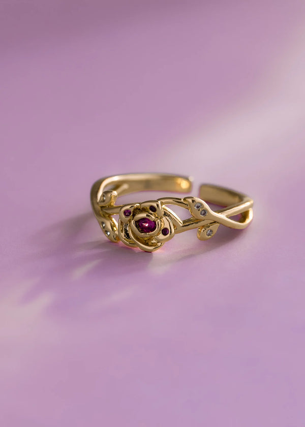 Anillo Rose Crown Ajustable