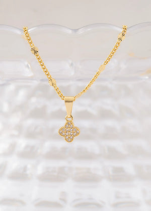 Dije clover circonias 0.7mm
