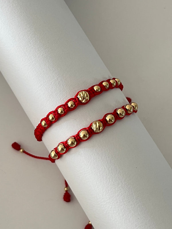 Pulseras pareja entrelazada