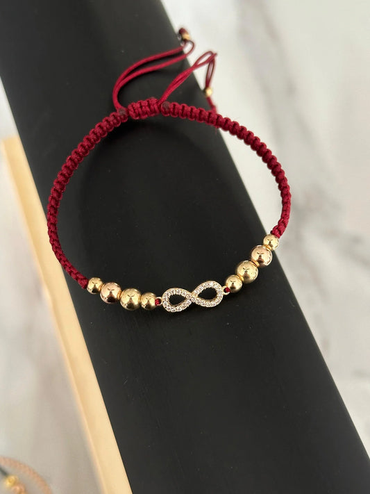 Pulsera infinito circones (5mm – 4mm)