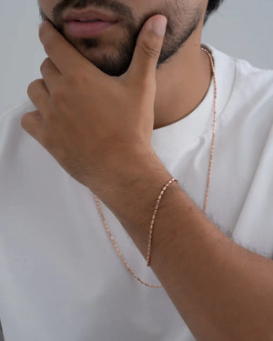 PULSERA BARRIL PRISMC ROSE IT 19.5 CMS