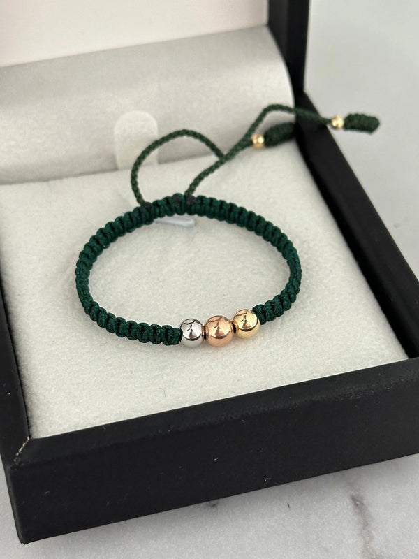 Pulsera de bebé 3 oros 5mm