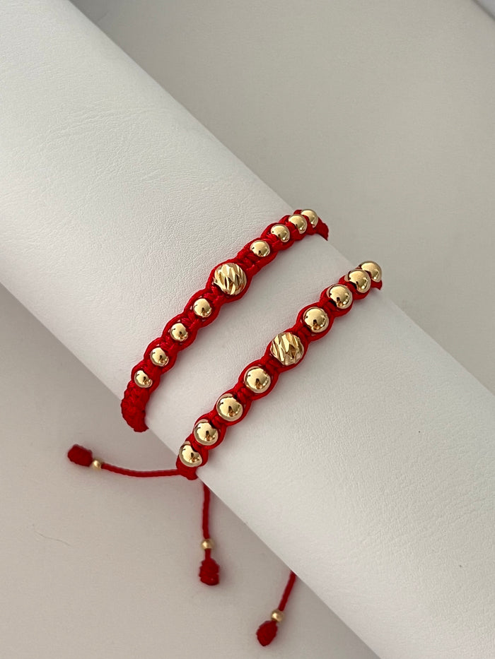 Pulseras pareja entrelazada