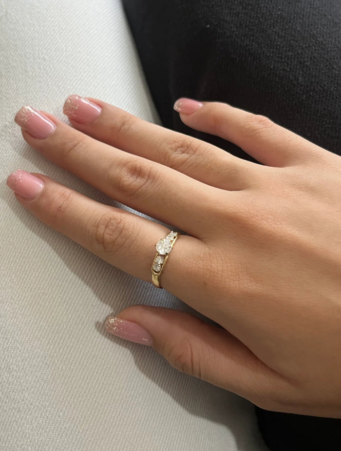 Anillo Promise 5 circones