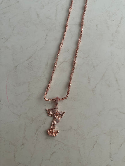 Cadena Dubai rústica Rosa