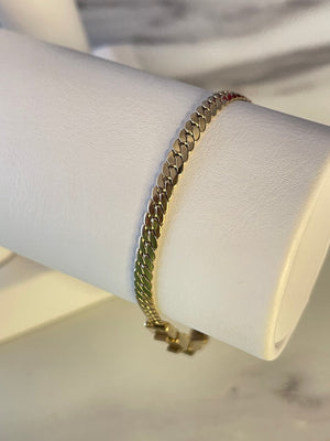 Esclava Tejido Serpiente 4mm Alta Gama