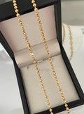 Cadena Militar diamantada 3mm (65cm)