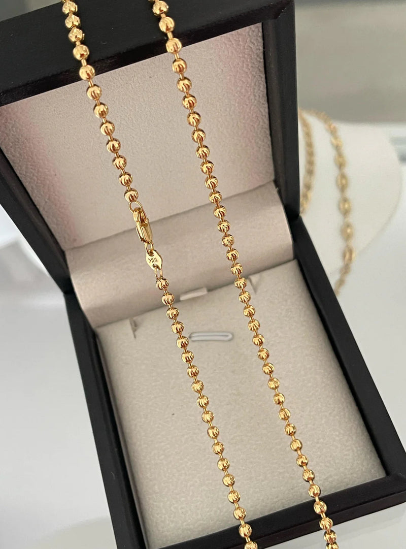 Cadena Militar diamantada 3mm (65cm)