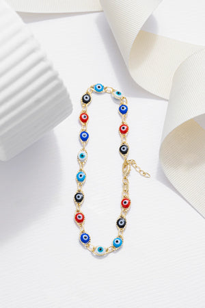 Tobillera Ojo Turco Multicolor 23 cms + Extensor