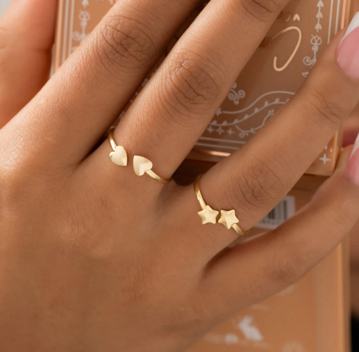 Anillo Corazones Ajustable