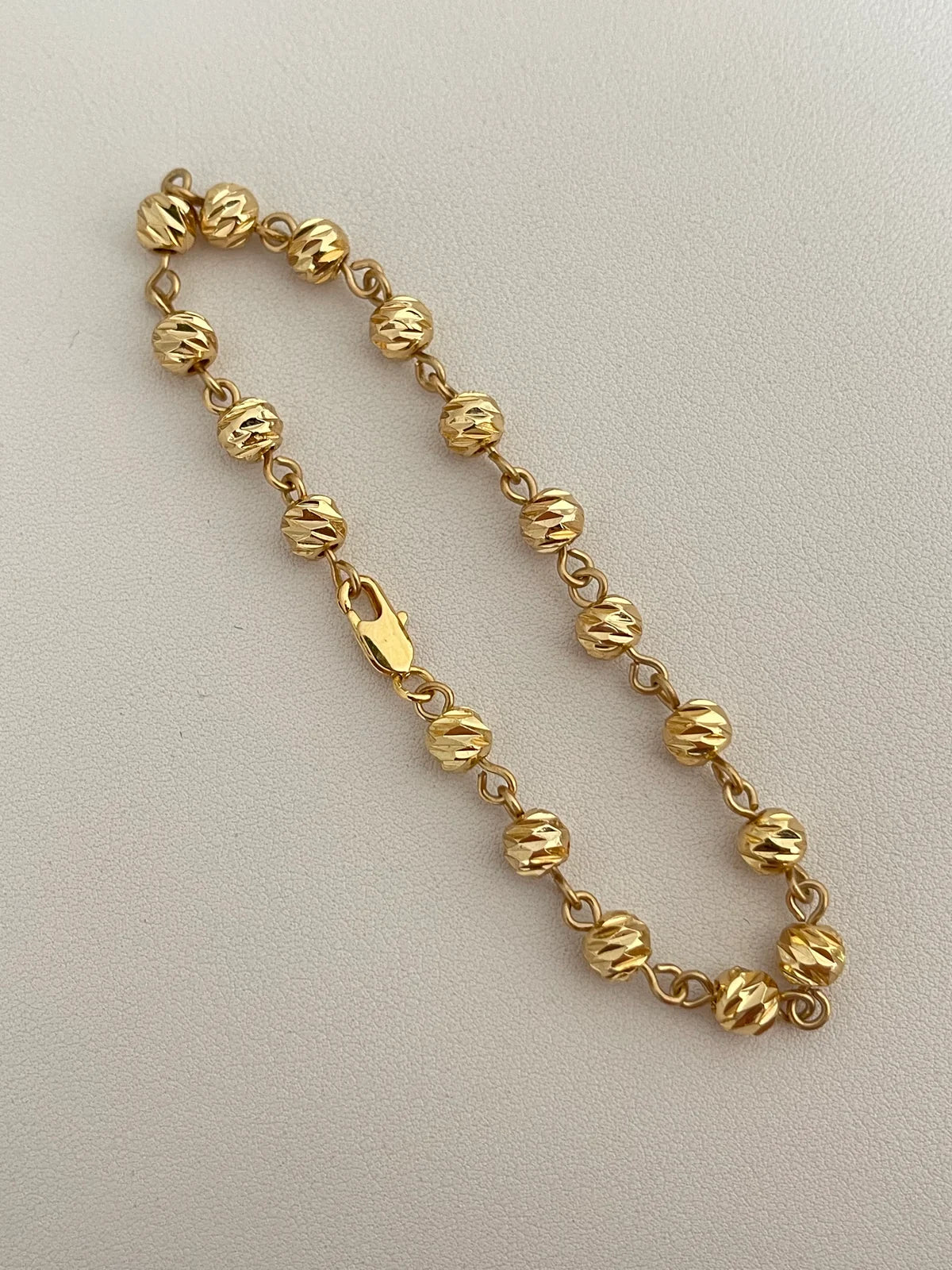 ESCLAVA BALÍN 6MM DIAMANTADA