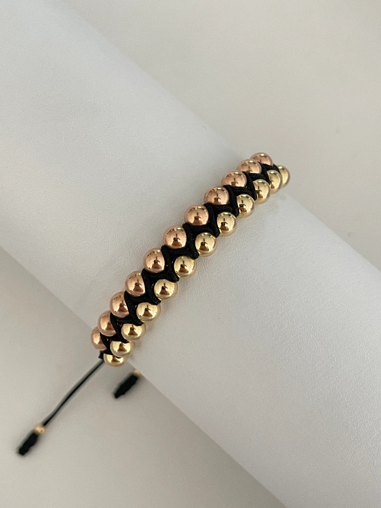 Pulsera Entrelazada dos oros